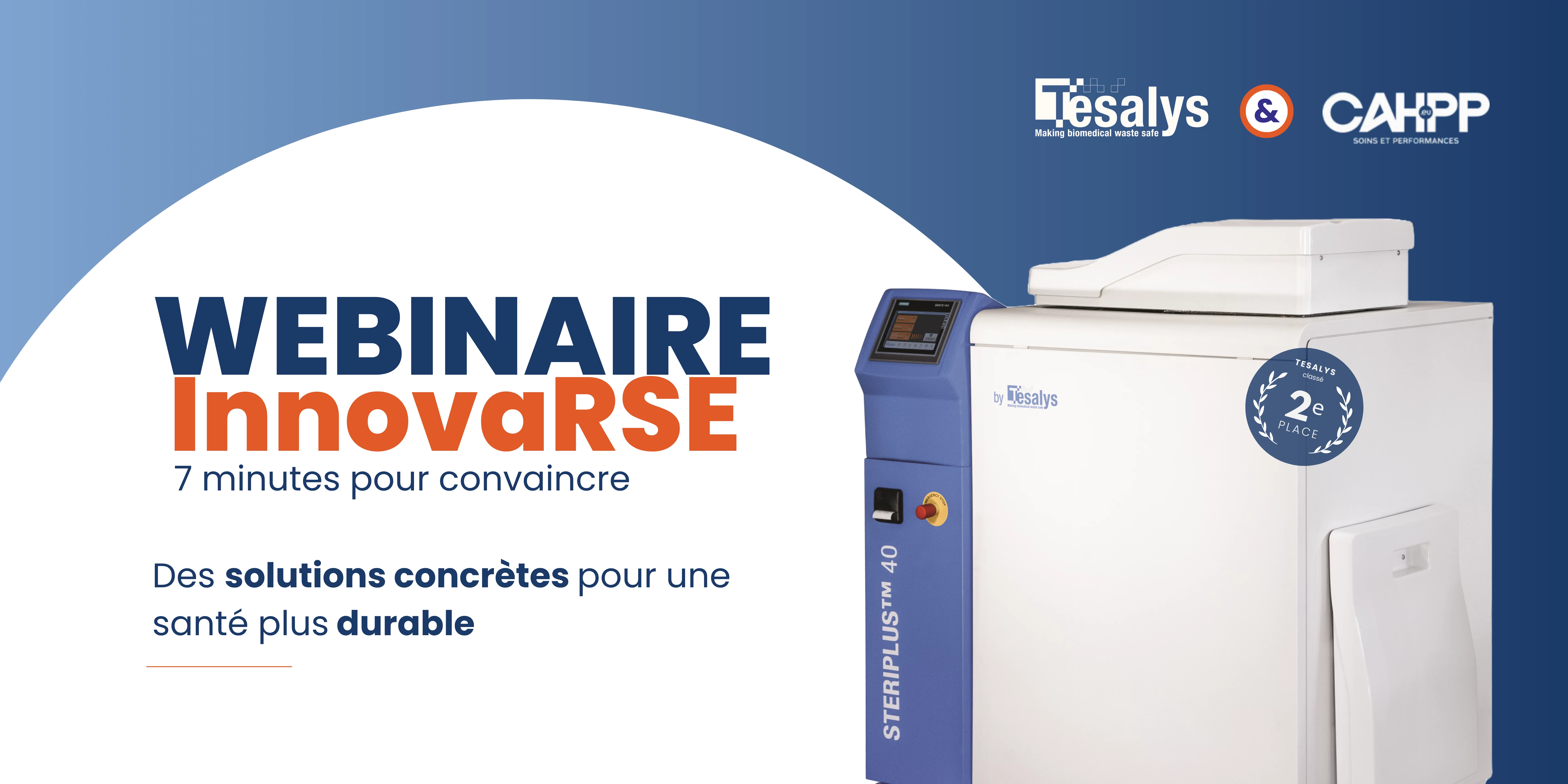 Tesalys au webinaire InnovaRSE de la CAHPP | Santé durable