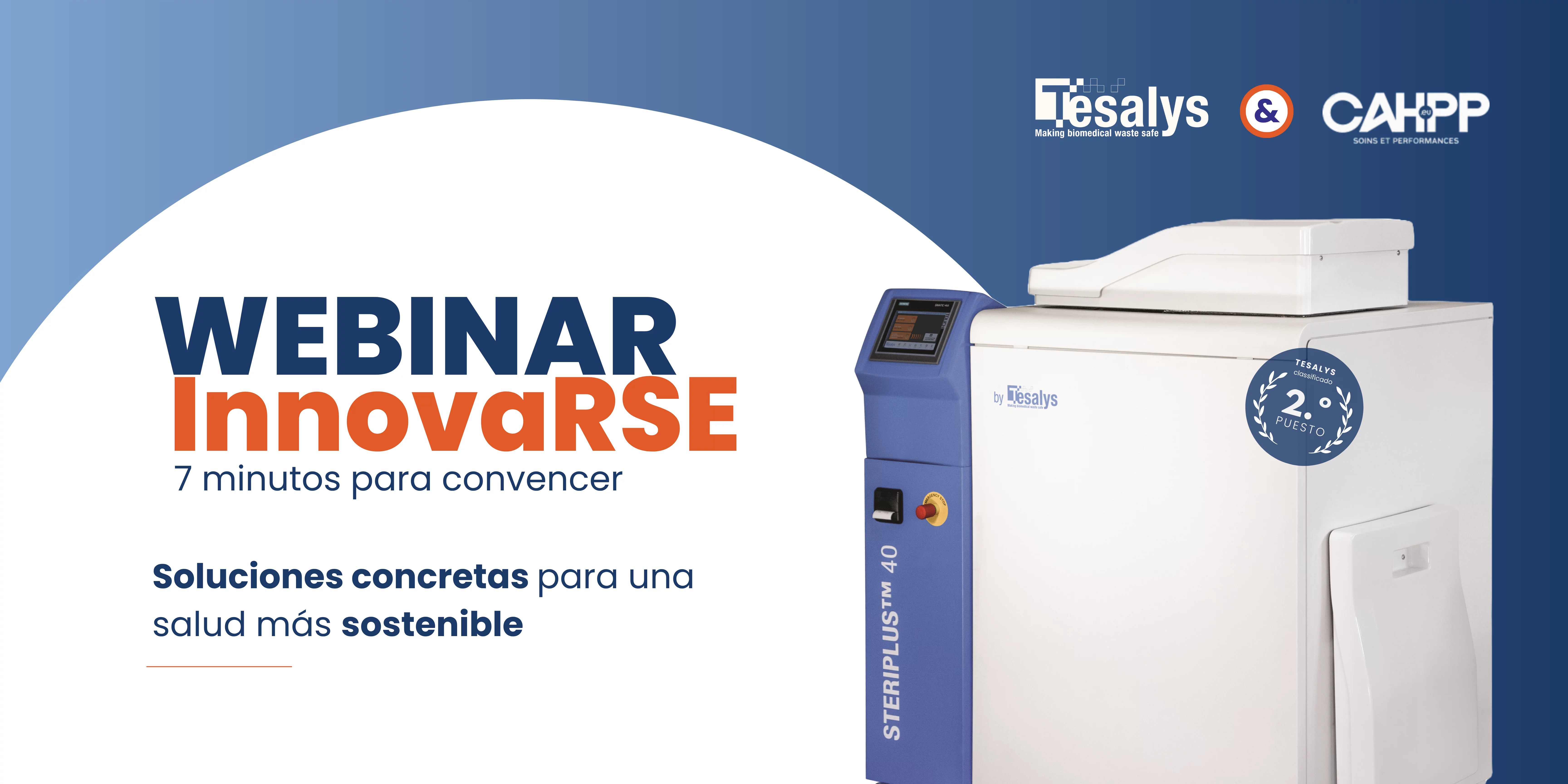 Tesalys en el webinar InnovaRSE de CAHPP | Sanidad sostenible